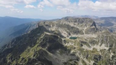 Aerial summer view of Malyovitsa peak, Rila Mountain, Bulgaria