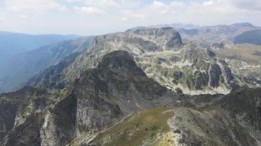 Aerial summer view of Malyovitsa peak, Rila Mountain, Bulgaria