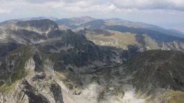 Aerial summer view of Malyovitsa peak, Rila Mountain, Bulgaria