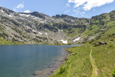 Amazing Landscape of Rila mountain near The Fish Lakes (Ribni Ezera), Bulgaria