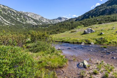Amazing Landscape of Rila mountain near The Fish Lakes (Ribni Ezera), Bulgaria