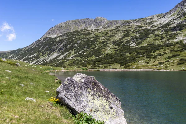 Amazing Landscape Rila Mountain Fish Lakes Ribni Ezera Bulgaria — Stock Photo, Image