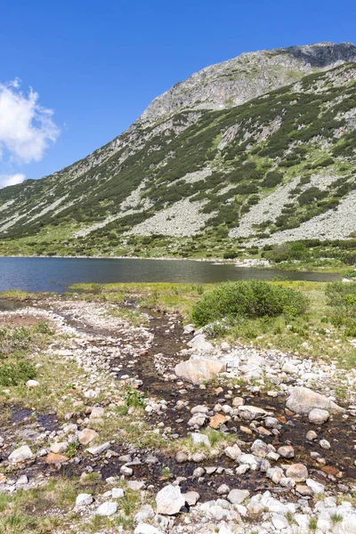 Amazing Landscape Rila Mountain Fish Lakes Ribni Ezera Bulgaria — Stock Photo, Image