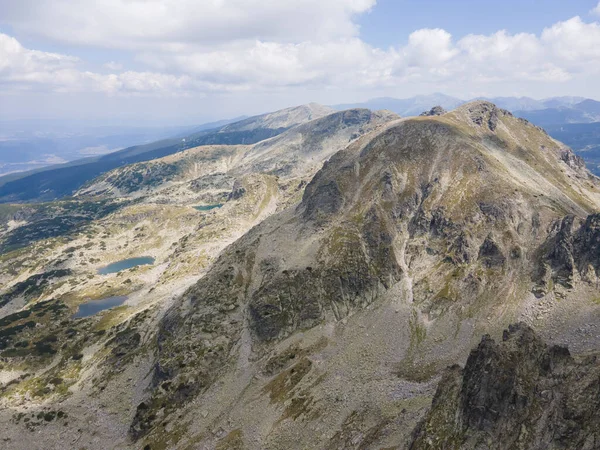 Aerial Summer View Rila Mountain Lovnitsa Peak Bulgaria — Stock Fotó