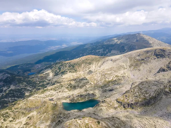 Αεροφωτογραφία Του Βουνού Ρίλα Κοντά Στην Κορυφή Lovnitsa Βουλγαρία — Φωτογραφία Αρχείου
