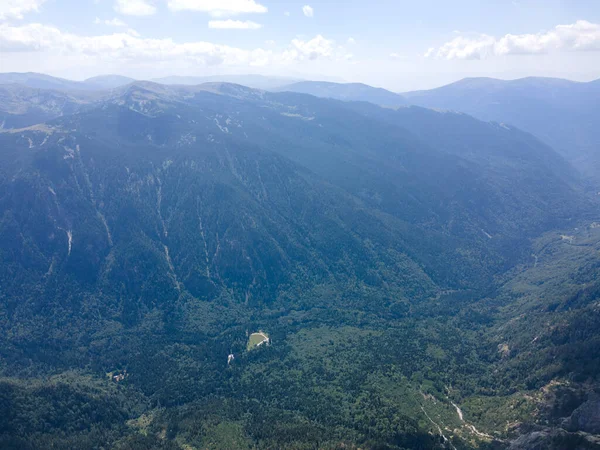 Aerial Summer View Rila Mountain Lovnitsa Peak Bulgaria — Fotografia de Stock