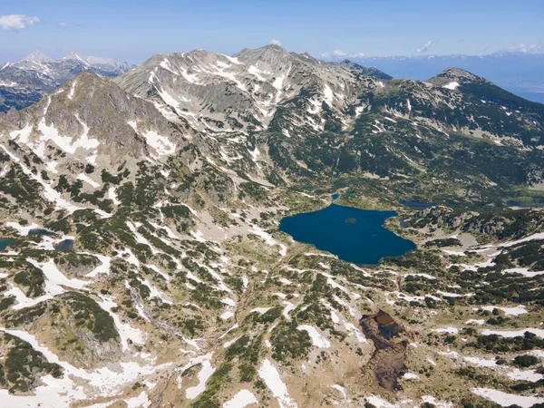 Fantastisk Flygfoto Över Pirin Mountain Nära Kremenski Sjöar Bulgarien — Stockfoto