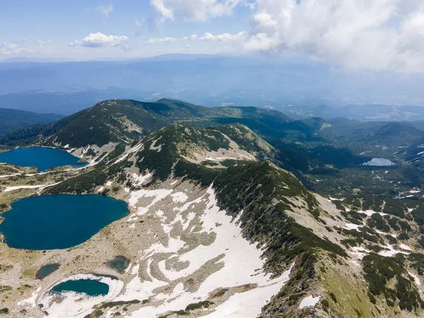 Bulgaristan Kremenski Gölleri Yakınlarındaki Pirin Dağı Nın Şaşırtıcı Hava Manzarası — Stok fotoğraf
