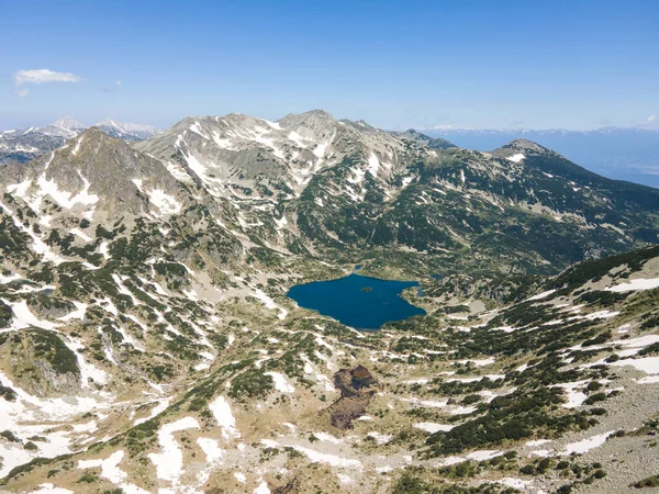 Amazing Aerial View Pirin Mountain Kremenski Lakes Bulgaria — 스톡 사진