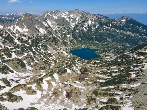 Bulgaristan Kremenski Gölleri Yakınlarındaki Pirin Dağı Nın Şaşırtıcı Hava Manzarası — Stok fotoğraf