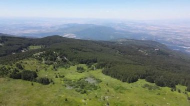 Amazing Aerial view of Vitosha Mountain near Kamen Del Peak, Bulgaria