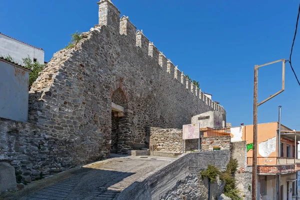 Kavala Greece June 2019 Typical Street Building Old Town City — Stock Photo, Image