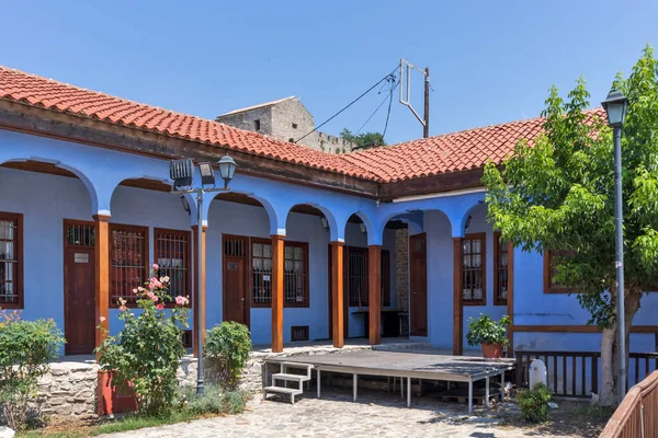Kavala Griechenland Juni 2019 Typische Straße Und Gebäude Der Altstadt — Stockfoto