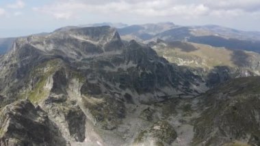 Aerial summer view of Malyovitsa peak, Rila Mountain, Bulgaria