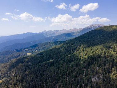 Amazing Aerial view of Pirin Mountain near Begovitsa hut, Bulgaria