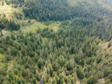 Amazing Aerial view of Pirin Mountain near Begovitsa hut, Bulgaria