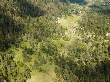 Amazing Aerial view of Pirin Mountain near Begovitsa hut, Bulgaria