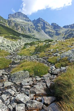 Amazing Summer landscape of Rila Mountain near Malyovitsa hut, Bulgaria