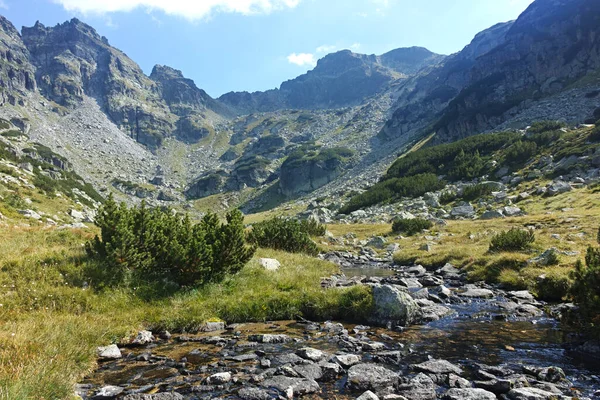 Amazing Summer Landscape Rila Mountain Malyovitsa Hut Bulgaria — Photo