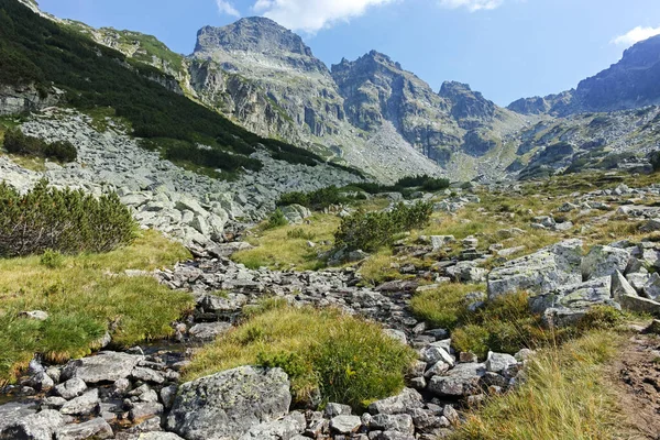 Amazing Summer Landscape Rila Mountain Malyovitsa Hut Bulgaria — 图库照片