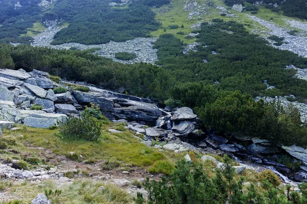 Amazing Summer Landscape Rila Mountain Malyovitsa Hut Bulgaria — Fotografia de Stock