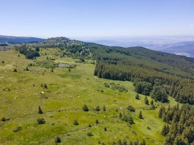 Amazing Aerial view of Vitosha Mountain near Kamen Del Peak, Bulgaria