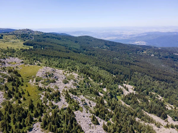 Amazing Aerial View Vitosha Mountain Kamen Del Peak Bulgaria — Stockfoto