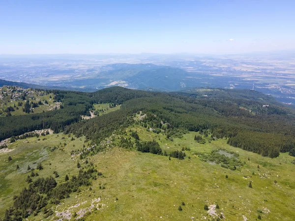 Amazing Aerial View Vitosha Mountain Kamen Del Peak Bulgaria — Stok fotoğraf