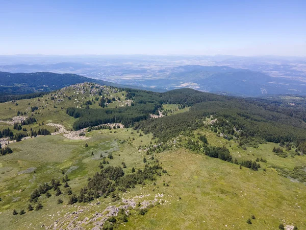 Amazing Aerial View Vitosha Mountain Kamen Del Peak Bulgaria — Photo