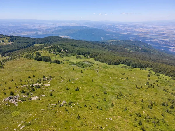 Amazing Aerial View Vitosha Mountain Kamen Del Peak Bulgaria — Stock Photo, Image