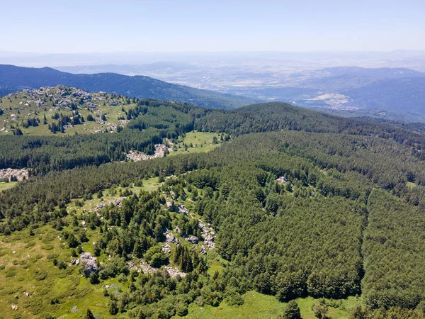 Amazing Aerial View Vitosha Mountain Kamen Del Peak Bulgaria — Stock Photo, Image