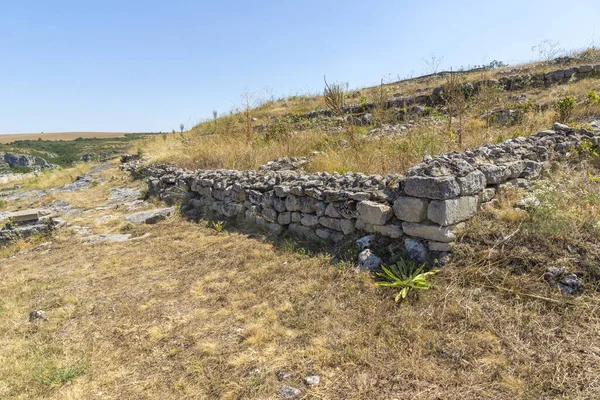 Ruinas Ciudad Fortificada Medieval Cherven Del Período Del Segundo Imperio — Foto de Stock