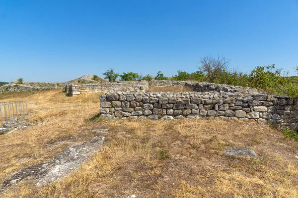 Ruinas Ciudad Fortificada Medieval Cherven Del Período Del Segundo Imperio — Foto de Stock