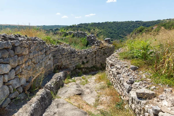 保加利亚第二帝国时期的中世纪城市切尔文的废墟 Ruse地区 保加利亚 — 图库照片