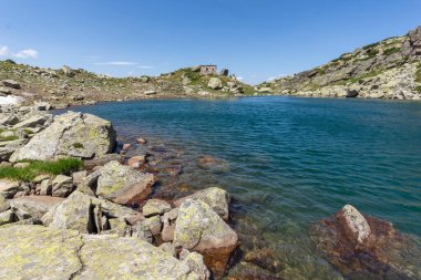 Rila Dağı inanılmaz manzara yakın korkunç göl, Bulgaristan