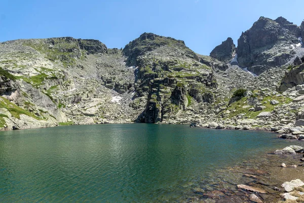 Καταπληκτικό Τοπίο Του Βουνού Ρίλα Κοντά Τρομακτικό Λίμνη Βουλγαρία — Φωτογραφία Αρχείου