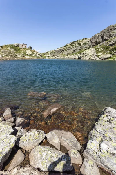 Rila Dağı inanılmaz manzara yakın korkunç göl, Bulgaristan