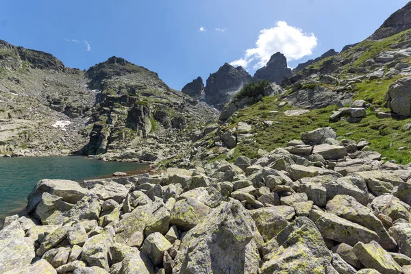 Landscape Rila Mountain Scary Lake Bulgaria —  Fotos de Stock