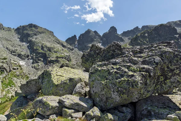 Úžasná Krajina Hory Rila Scary Jezera Bulharsko — Stock fotografie