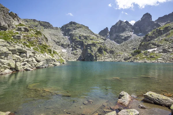 Increíble Paisaje Montaña Rila Cerca Del Lago Scary Bulgaria — Foto de Stock