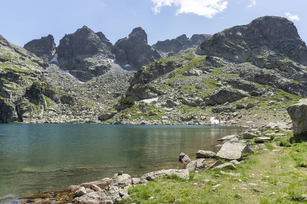 Increíble Paisaje Montaña Rila Cerca Del Lago Scary Bulgaria —  Fotos de Stock