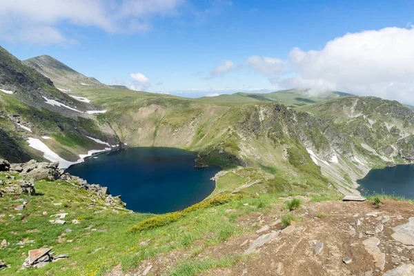 Дивовижний Краєвид Семи Рильських Озер Рильська Гора Болгарія — стокове фото