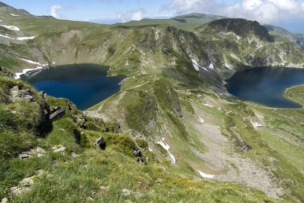 Fantastiskt Landskap Sju Rila Sjöarna Rila Mountain Bulgarien — Stockfoto