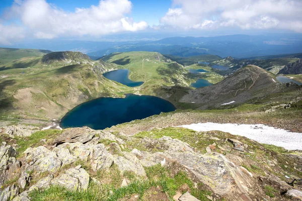 Úžasná Krajina Sedmi Jezer Rila Rila Mountain Bulharsko — Stock fotografie