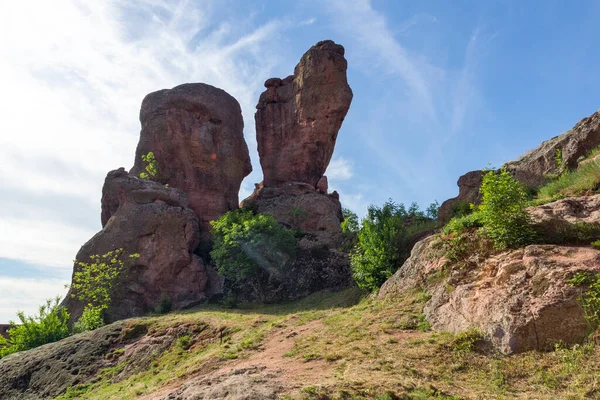Niesamowity Krajobraz Skał Belogradchik Obwód Widyński Bułgaria — Zdjęcie stockowe