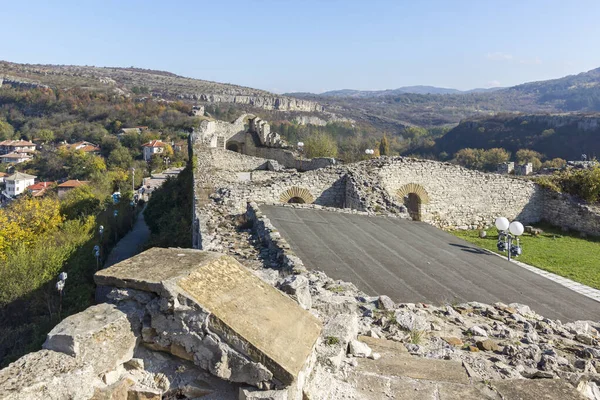 Csodálatos Kilátás Romjai Középkori Erőd Város Lovech Bulgária — Stock Fotó