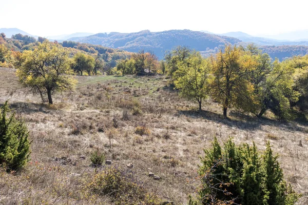 Erstaunliche Herbstlandschaft Des Erul Gebirges Region Pernik Bulgarien — Stockfoto