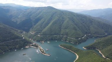 Vacha (Antonivanovtsi) Reservoir, Rodop Dağları, Filibe Bölgesi, Bulgaristan