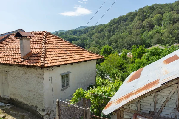 Villaggio Delchevo Con Case Autentiche Del Xix Secolo Regione Blagoevgrad — Foto Stock