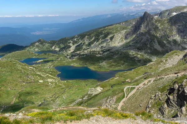 Incredibile Vista Dei Sette Laghi Rila Montagna Rila Bulgaria — Foto Stock